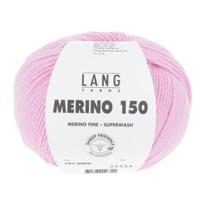 Lang Yarns Merino 150 009 Kleur: Roze