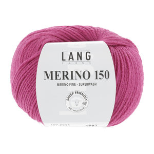 Lang Yarns Merino 150 065 Kleur: Fuchsia