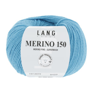 Lang Yarns Merino 150 079 Kleur: Skyblauw