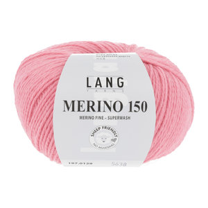 Lang Yarns Merino 150 129 Kleur: Koraal melange