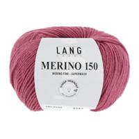 Lang Yarns Lang Yarns Merino 150 165 Kleur: Framboos