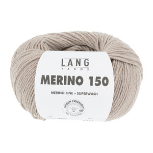 Lang Yarns Merino 150 226 Kleur: Beige melange