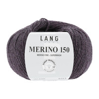 Lang Yarns Merino 150 280 Kleur: Aubergine melange Lang Yarns Lang Yarns Merino 150 280 Kleur: Aubergine melange