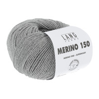 Lang Yarns Merino 150 324 Kleur: Grijs melange Lang Yarns Lang Yarns Merino 150 324 Kleur: Grijs melange