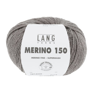 Lang Yarns Merino 150 326 Kleur: Donker Beige melange