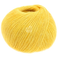 Lana Grossa Allora 001 Kleur: Geel