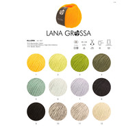 Allora 003 Kleur: Licht Groen Lana Grossa Allora 003 Kleur: Licht Groen