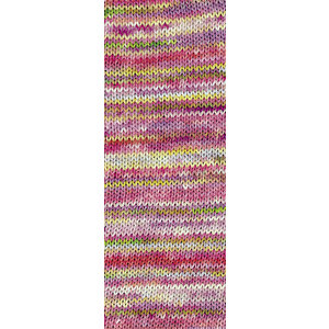 Lana Grossa Gomitolo Pazzo 816 Kleur: Roze-Geel-Wit-Ijsblauw Gomitolo Pazzo 816 Kleur: Roze-Geel-Wit-Ijsblauw