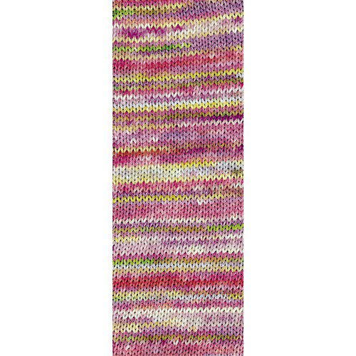 Gomitolo Pazzo 816 Kleur: Roze-Geel-Wit-Ijsblauw Lana Grossa Gomitolo Pazzo 816 Kleur: Roze-Geel-Wit-Ijsblauw