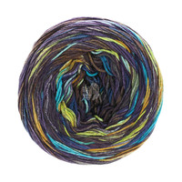 Gomitolo Denim Graffiti 354 Kleur: Aubergine,Blauw,Munt,Turquoise-Geel-Pistache Lana Grossa Gomitolo Denim Graffiti 354 Kleur: Aubergine,Blauw,Munt,Turquoise-Geel-Pistache