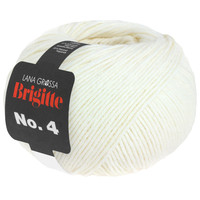 Lana Grossa Brigitte NO.4 001 Kleur: Ruw Wit