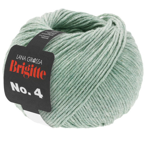 Lana Grossa Brigitte NO.4 010 Kleur: Grijs Groen