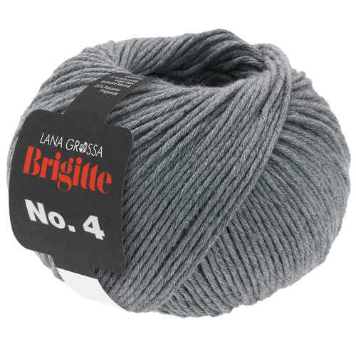 Lana Grossa Brigitte NO.4 019 Kleur: Donker Grijs