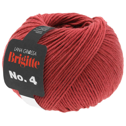 Lana Grossa Brigitte NO.4 021 Kleur: Oosters Rood
