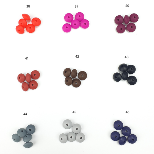 Siliconen Linzen 15mm 5 stuks Siliconen Linzen 15mm 5 stuks