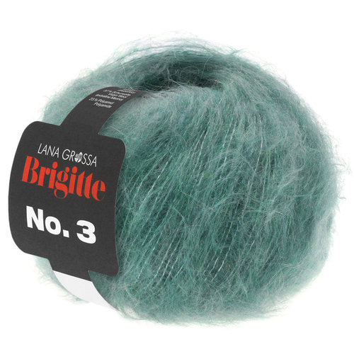 Brigitte NO.3 017 Kleur: Grijs Groen Lana Grossa Brigitte NO.3 017 Kleur: Grijs Groen