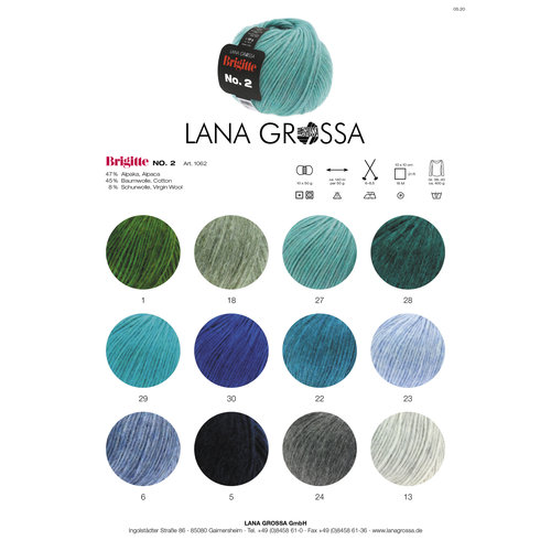 Brigitte NO.2 019 Kleur: Roze Lana Grossa Brigitte NO.2 019 Kleur: Roze