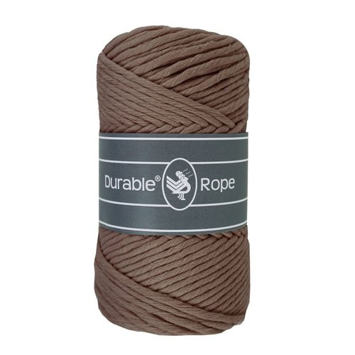 Durable Macrame Rope 5mm 385 Kleur: Coffee Durable Durable Macrame Rope 5mm 385 Kleur: Coffee