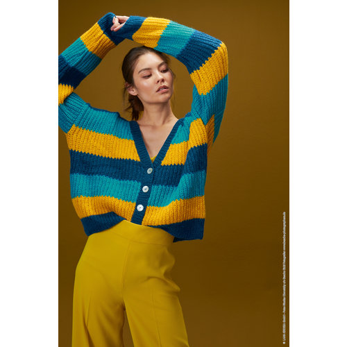 Breipakket - Vest - Brigitte No.2 Lana Grossa met Download patroon Journal-60-m32 Lana Grossa Breipakket - Vest - Brigitte No.2 Lana Grossa met Download patroon Journal-60-m32