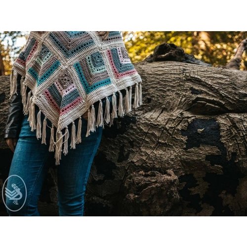 Durable Haakpatroon Winter Diamond Square Poncho Download