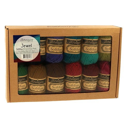 Scheepjes Scheepjes Softfun Pack Kleur: Jewel