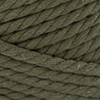 Katia Macrame Cord Twisted 5mm 117 Kleur: Leger groen Katia Katia Macrame Cord Twisted 5mm 117 Kleur: Leger groen