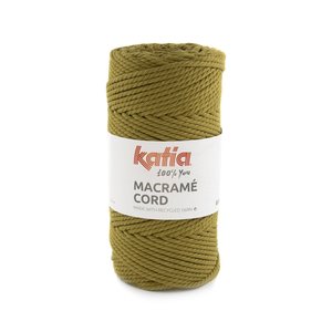 Katia Macrame Cord Twisted 5mm 118 Kleur: Kaki