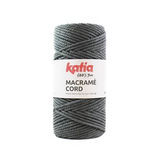 Katia Macrame Cord Twisted 5mm 103 Kleur: Marengo