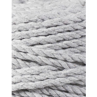 Bobbiny Macramé Triple Twist 5mm Light Grey Bobbiny Bobbiny Macramé Triple Twist 5mm Light Grey