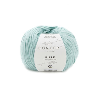 Katia Pure 83 Kleur: Waterblauw