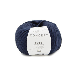 Katia Pure 81 Kleur: Donker Blauw