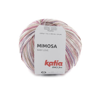 Katia Mimosa 301 Kleur: Bleekrood-Lila