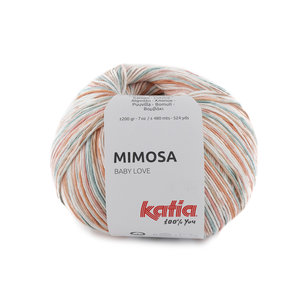 Katia Mimosa 300 Kleur: Oranje-Koraal-Waterblauw