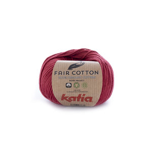 Katia Fair Cotton 27 Kleur: Wijnrood