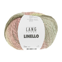 Linello 052 Kleur: Groen-Roze Lang Yarns Linello 052 Kleur: Groen-Roze