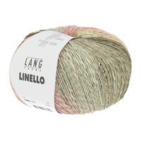 Linello 052 Kleur: Groen-Roze Lang Yarns Linello 052 Kleur: Groen-Roze