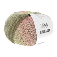 Linello 052 Kleur: Groen-Roze Lang Yarns Linello 052 Kleur: Groen-Roze