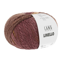 Lang Yarns Linello 015 Kleur: Bruin-Bordeauxrood
