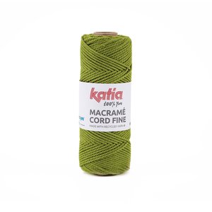 Katia Macrame Cord Fine 207 Kleur: Grasgroen