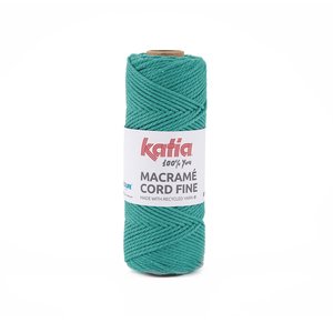 Katia Macrame Cord Fine 211 Kleur: Turquoise