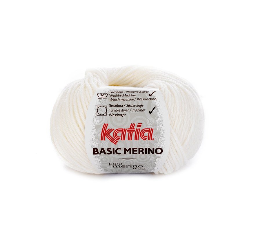 Basic Merino nr.1 Kleur: Wit