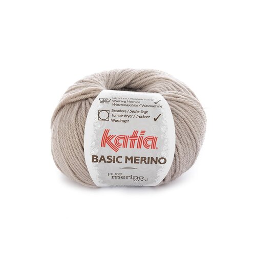 Katia Basic Merino nr.9 Kleur:  Licht Grijs