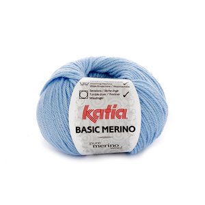 Basic Merino nr.34 Kleur: Hemelsblauw