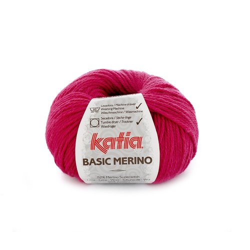 Katia Basic Merino nr.40 Kleur: Fuchsia