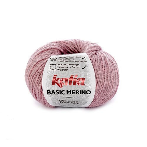 Basic Merino nr.69 Kleur: Donker Roze Katia Basic Merino nr.69 Kleur: Donker Roze