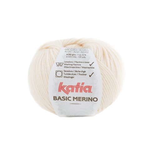 Basic Merino nr.83 Kleur: Licht Ivoor Katia Basic Merino nr.83 Kleur: Licht Ivoor