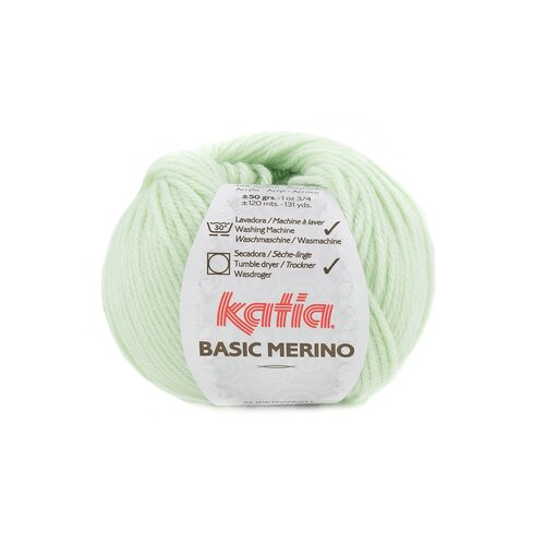 Katia Basic Merino nr.85 Kleur: Zeer licht Groen