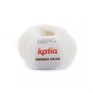 Merino Aran nr.1 Kleur: Wit