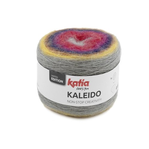 Kaleido nr.300 Kleur: Rood-Grijs-Oker Katia Kaleido nr.300 Kleur: Rood-Grijs-Oker