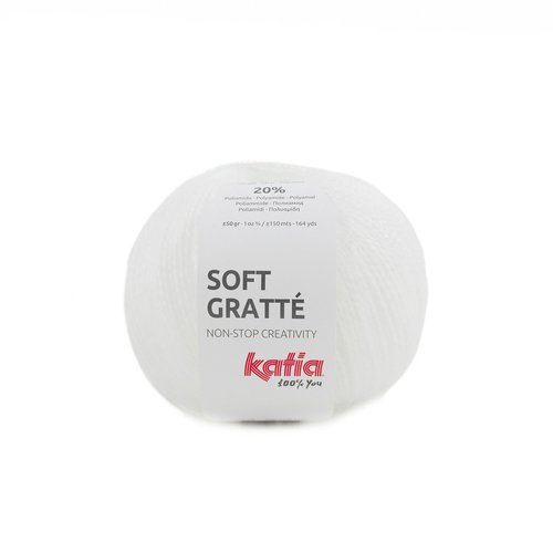 Soft Gratte nr.60 Kleur: Wit Katia Soft Gratte nr.60 Kleur: Wit